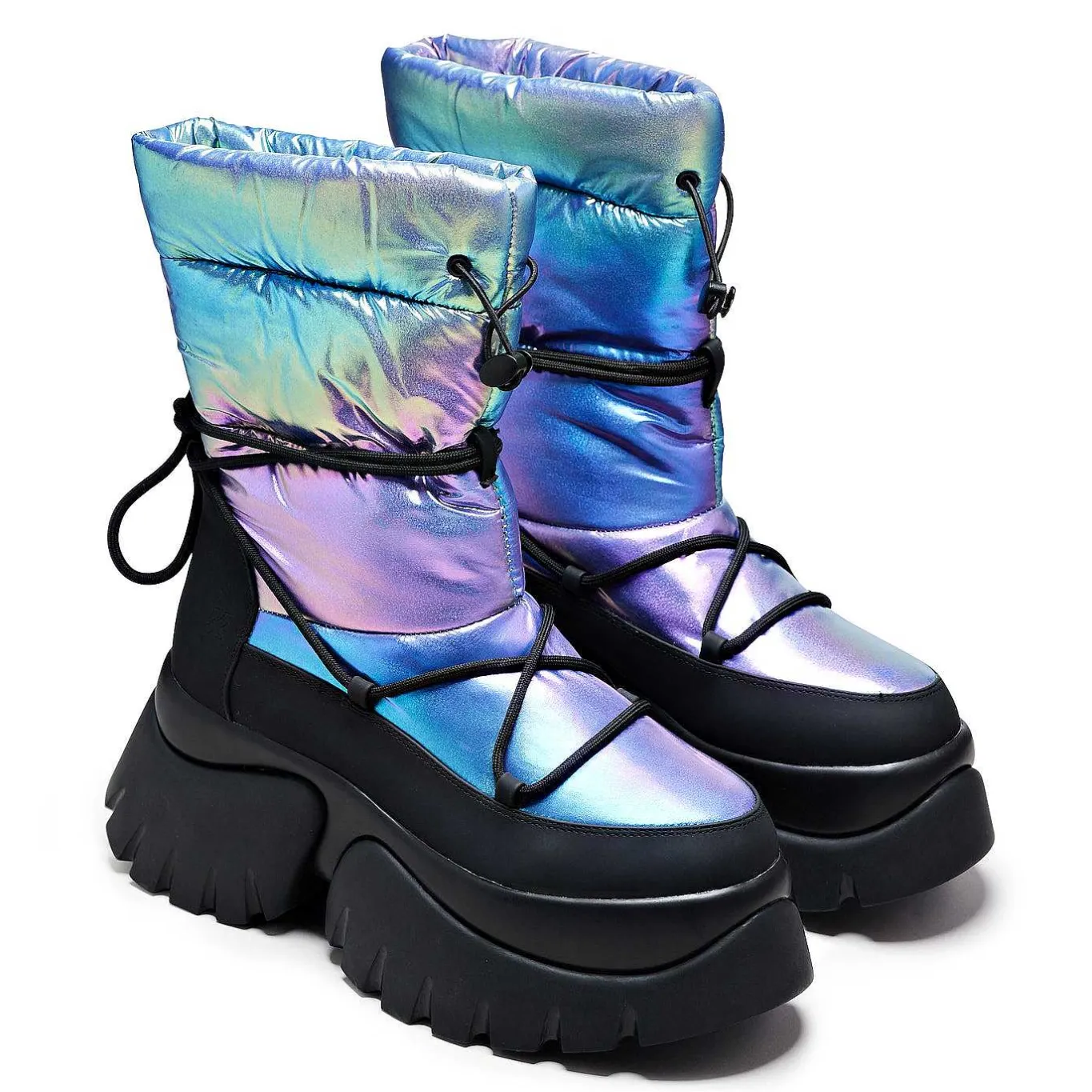 KOI footwear A Glass Mirage Snow Boots - Rainbow |<Women'S Platform Boots