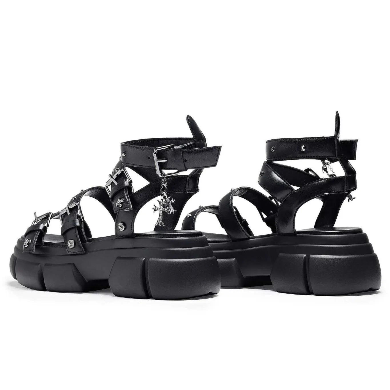 KOI footwear A Raining Vengeance Charm Platform Sandals<Women'S Strappy Sandals