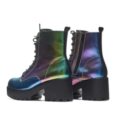 KOI footwear Bismuth Platform Military Boots - Rainbow<Women'S Ankle Boots