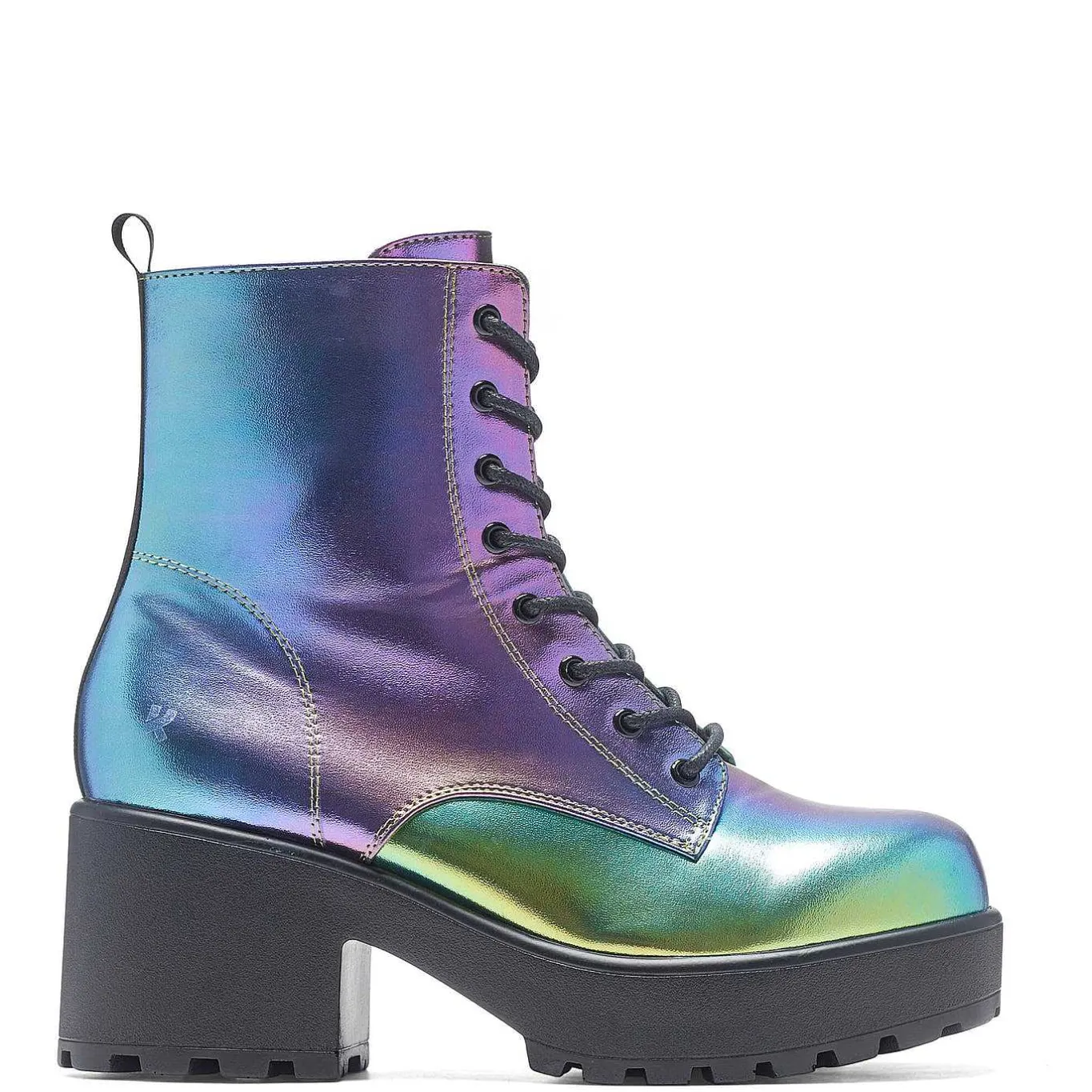 KOI footwear Bismuth Platform Military Boots - Rainbow<Women'S Chunky Boots