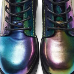 KOI footwear Bismuth Platform Military Boots - Rainbow<Women'S Chunky Boots