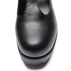 KOI footwear Black Chunky Platform Mary Jane Shoes<Women'S Black Mary Janes