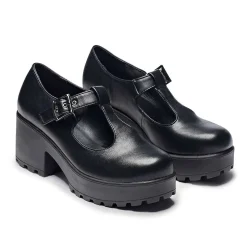 KOI footwear Black Chunky Platform Mary Jane Shoes<Women'S The Mary Jane