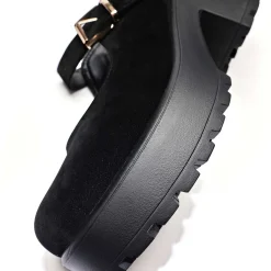 KOI footwear Black Chunky Platform Mary Jane Shoes<Women'S Heeled Mary Janes