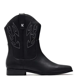 KOI footwear Broken Bronco Men'S Grey Flame Cowboy Boots<Men'S Cowboy Boots