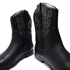 KOI footwear Broken Bronco Men'S Grey Flame Cowboy Boots<Men'S Cowboy Boots