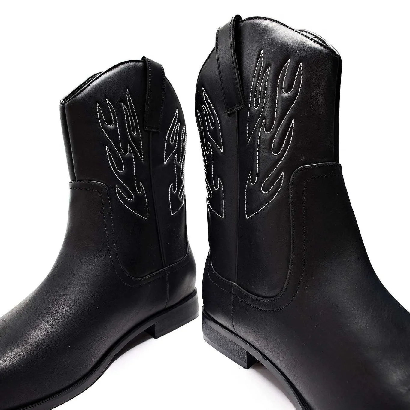 KOI footwear Broken Bronco Men'S Grey Flame Cowboy Boots<Men'S Cowboy Boots