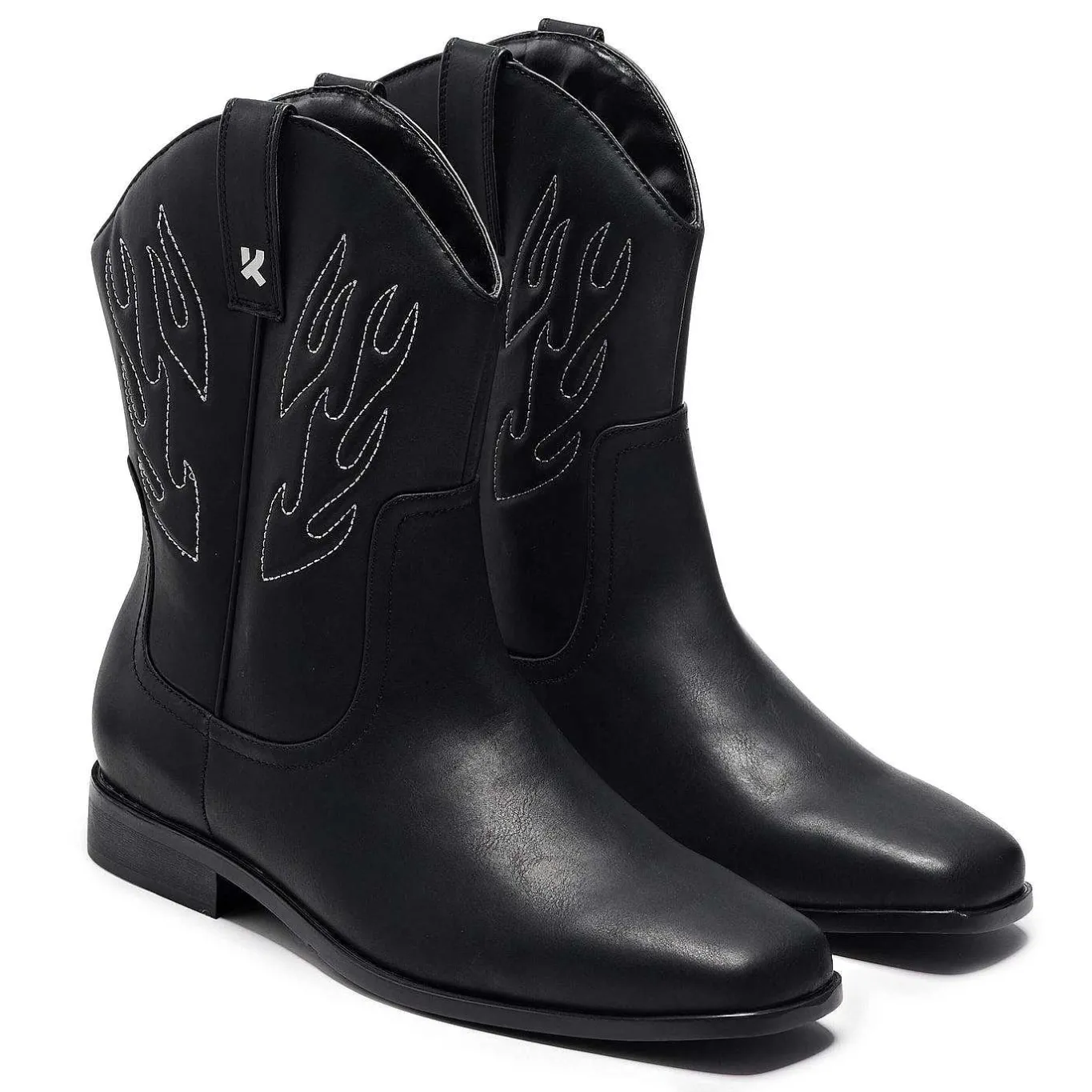KOI footwear Broken Bronco Men'S Grey Flame Cowboy Boots<Men'S Cowboy Boots