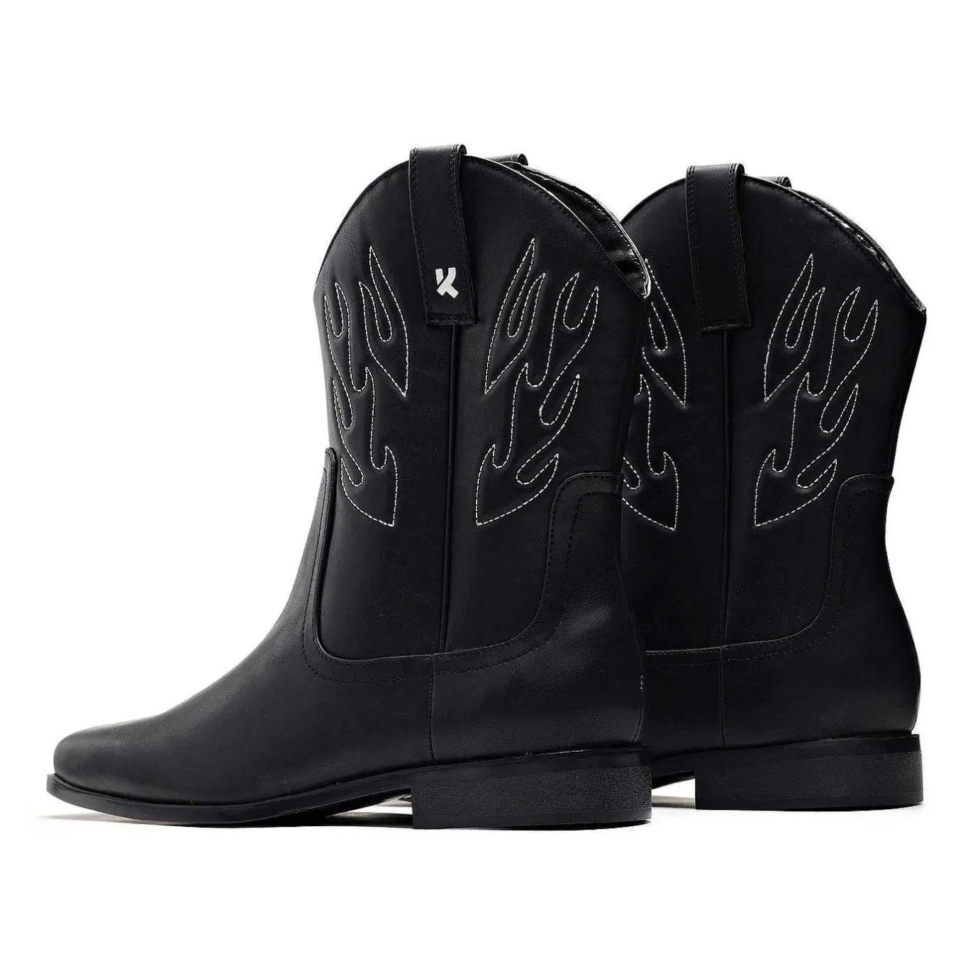 KOI footwear Broken Bronco Men'S Grey Flame Cowboy Boots<Men'S Cowboy Boots