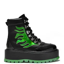 KOI footwear Cha Cha Cha Hologram Flame Boots<Women'S Platform Boots