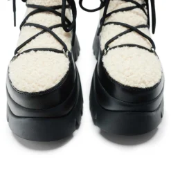 KOI footwear Cream Fluffy Vilun Winter Boots | Snow & Winter Boots |<Women'S Platform Boots