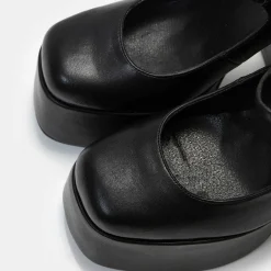 KOI footwear Darkbloom Black Platform Heels<Women'S Platform Heels