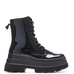 KOI footwear Deathwatch Trident Patent Platform Boots<Women'S Chunky Boots