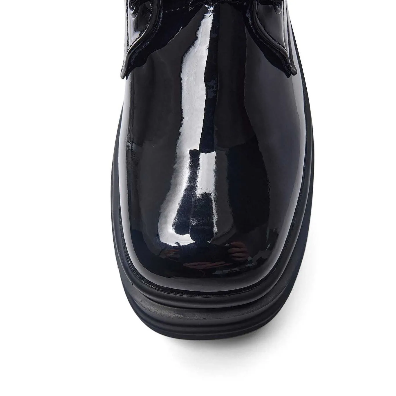 KOI footwear Deathwatch Trident Patent Platform Boots<Women'S Chunky Boots