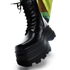KOI footwear Deathwatch Trident Platform Boots<Women'S Chunky Boots