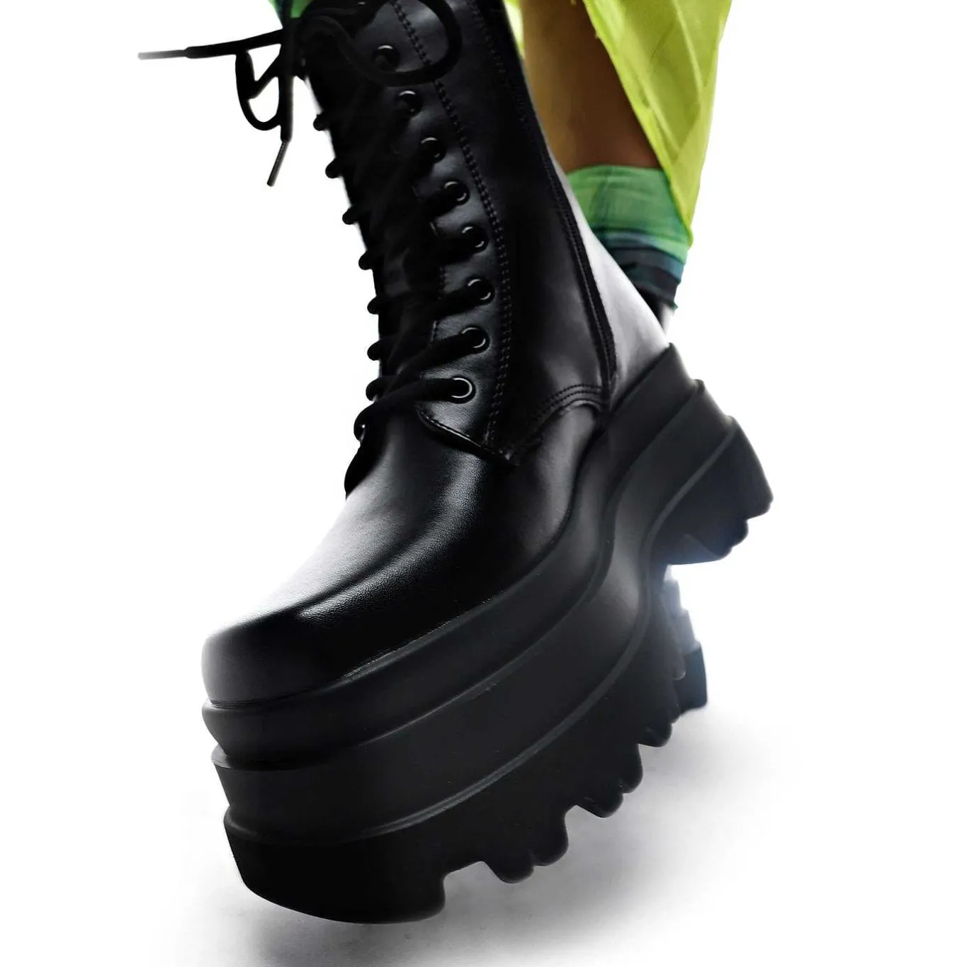 KOI footwear Deathwatch Trident Platform Boots<Women'S Chunky Boots