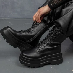 KOI footwear Deathwatch Trident Platform Boots<Women'S Chunky Boots