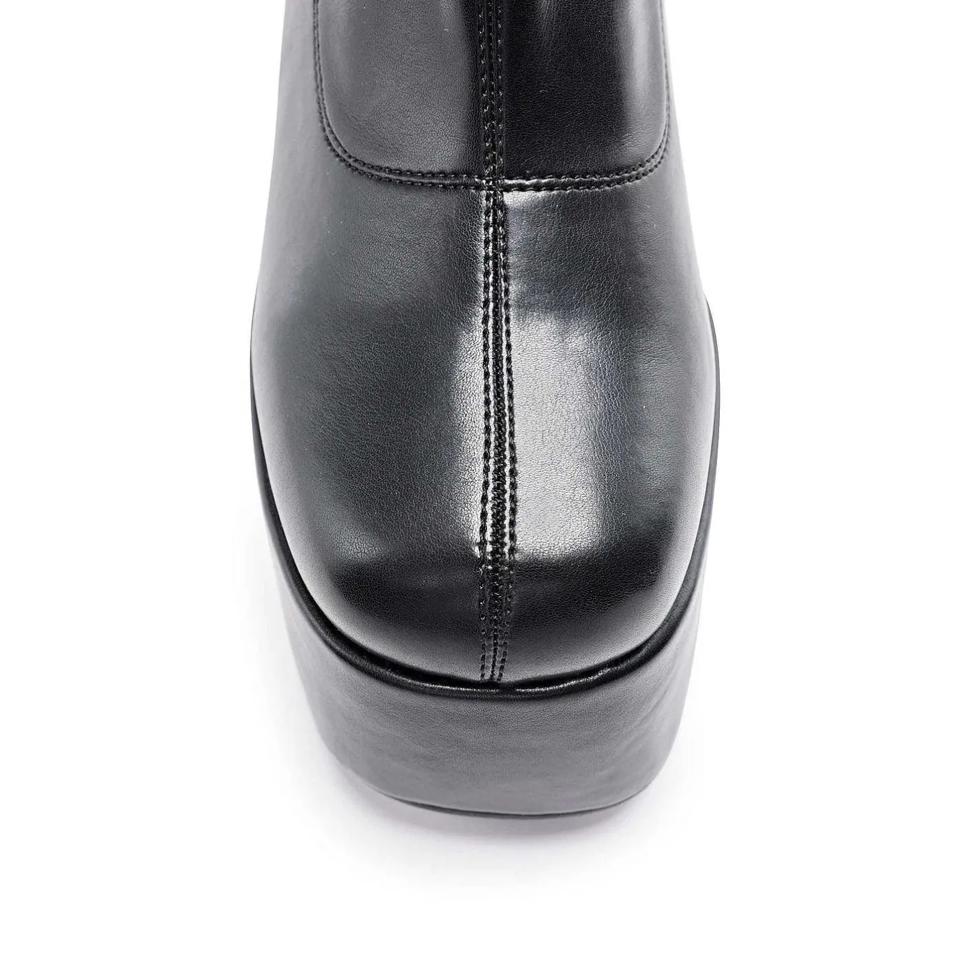 KOI footwear Delano Men'S Black Platform Heeled Boots<Men'S Ankle Boots