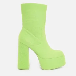 KOI footwear Dipsy Fluffy Platform Boots - Teletubbies X Koi<Women'S Platform Boots