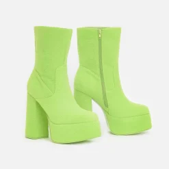 KOI footwear Dipsy Fluffy Platform Boots - Teletubbies X Koi<Women'S Platform Boots