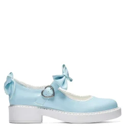 KOI footwear Fairy Lace Doily Mary Janes - Baby Blue<Women'S Flat Mary Janes