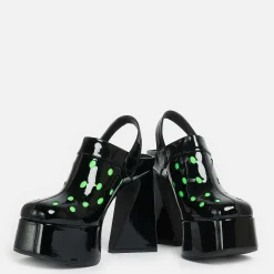 KOI footwear Galactic Boom Neon Alien Heels<Women'S Platform Heels