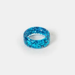 KOI footwear Glitterball Blue Ring<Women'S Rings