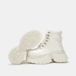 KOI footwear Gooey White Platform Boots<Women'S Chunky Boots