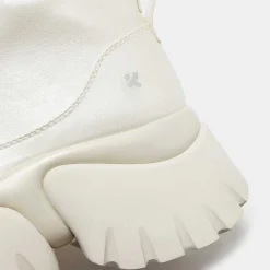 KOI footwear Gooey White Platform Boots<Women'S Chunky Boots