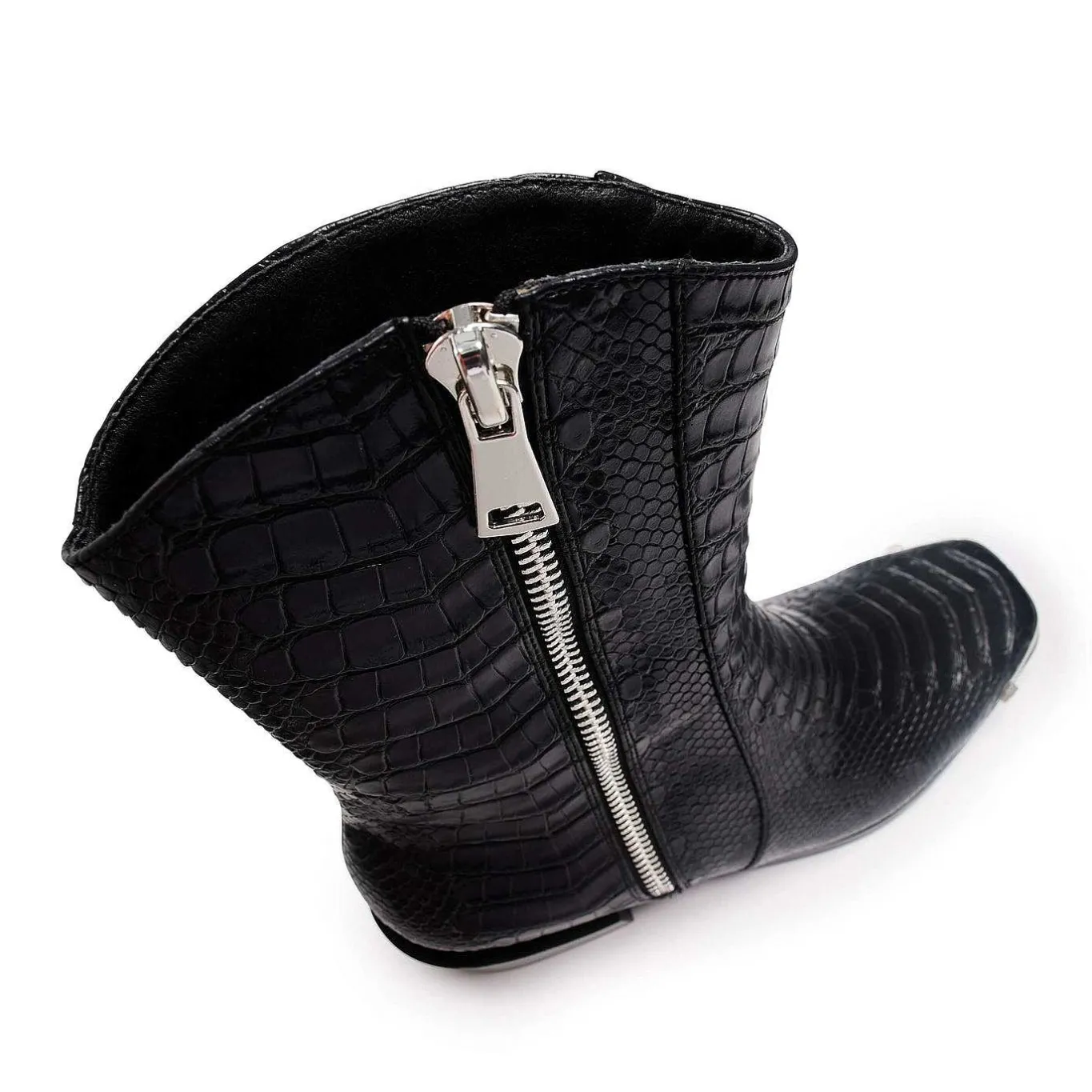 KOI footwear Higher Outlaws Men'S Coal Snake Cowboy Boots<Men'S Heeled Boots