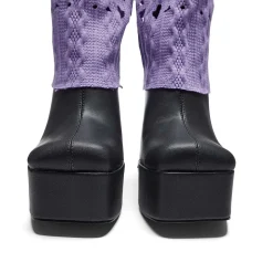KOI footwear Jam Monster Heeled Long Boots - Purple<Women'S Heeled Boots
