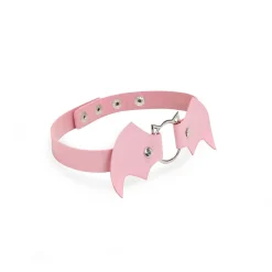 KOI footwear Kawaii Baby Pink Bat Choker<Women'S Necklaces