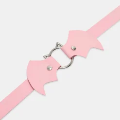 KOI footwear Kawaii Baby Pink Bat Choker<Women'S Necklaces