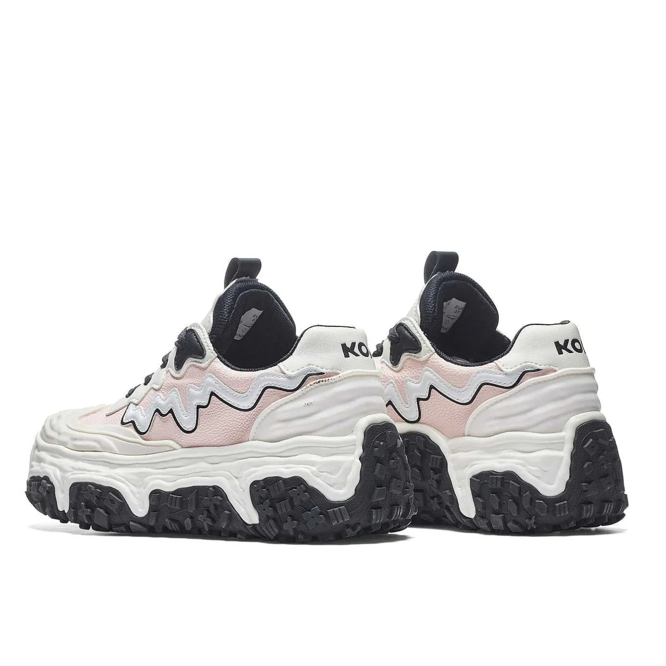 KOI footwear Layer Cake Chunky Trainers - White<Women'S Sporty Trainers