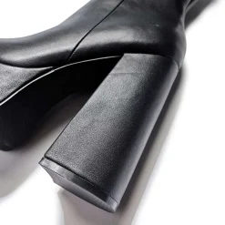 KOI footwear Lexus Black Platform Heeled Boots<Women'S Heeled Boots