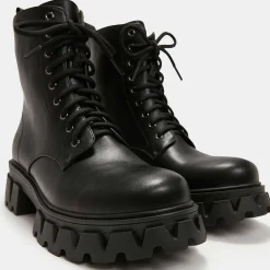 KOI footwear Muted Shadow Men'S Lace Up Boots<Men'S The Military Boot