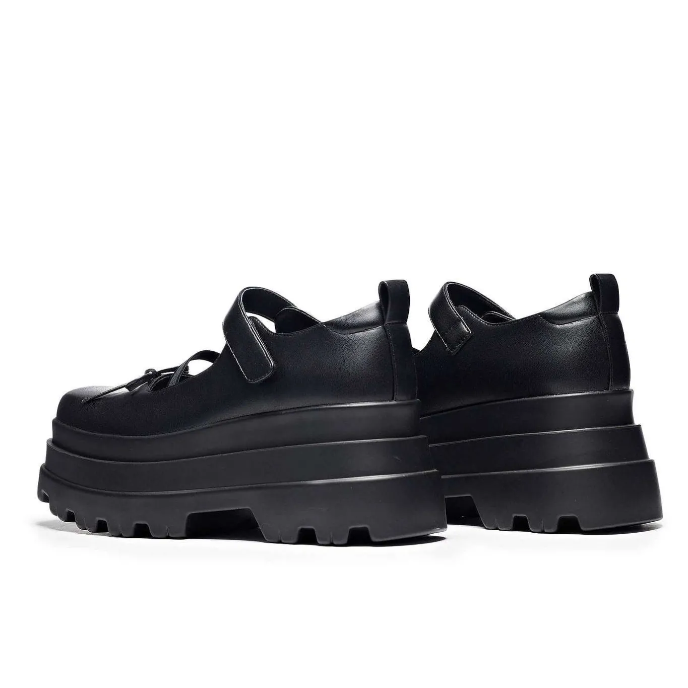 KOI footwear Obsidian Doll Trident Mary Janes - Black<Women'S Black Mary Janes