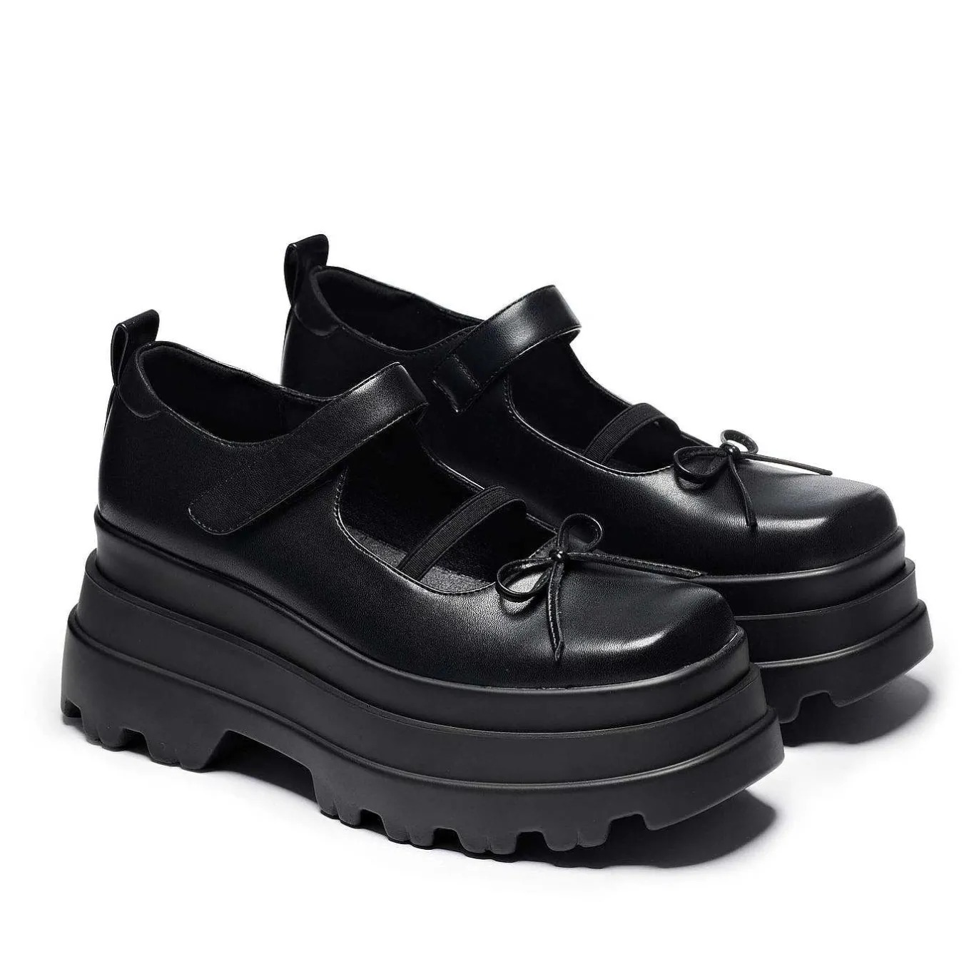 KOI footwear Obsidian Doll Trident Mary Janes - Black<Women'S Black Mary Janes