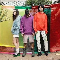 KOI footwear Orchid Burst Oversized Hoodie<Men'S Clothing
