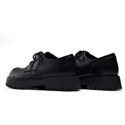 KOI footwear Pinemoon Men'S Black Lace Up Shoes<Men'S Lace Up