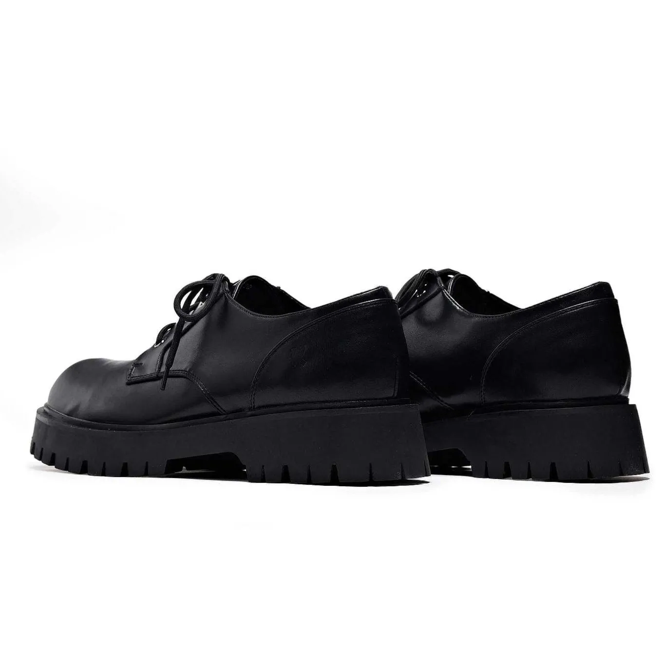 KOI footwear Pinemoon Men'S Black Lace Up Shoes<Men'S Lace Up