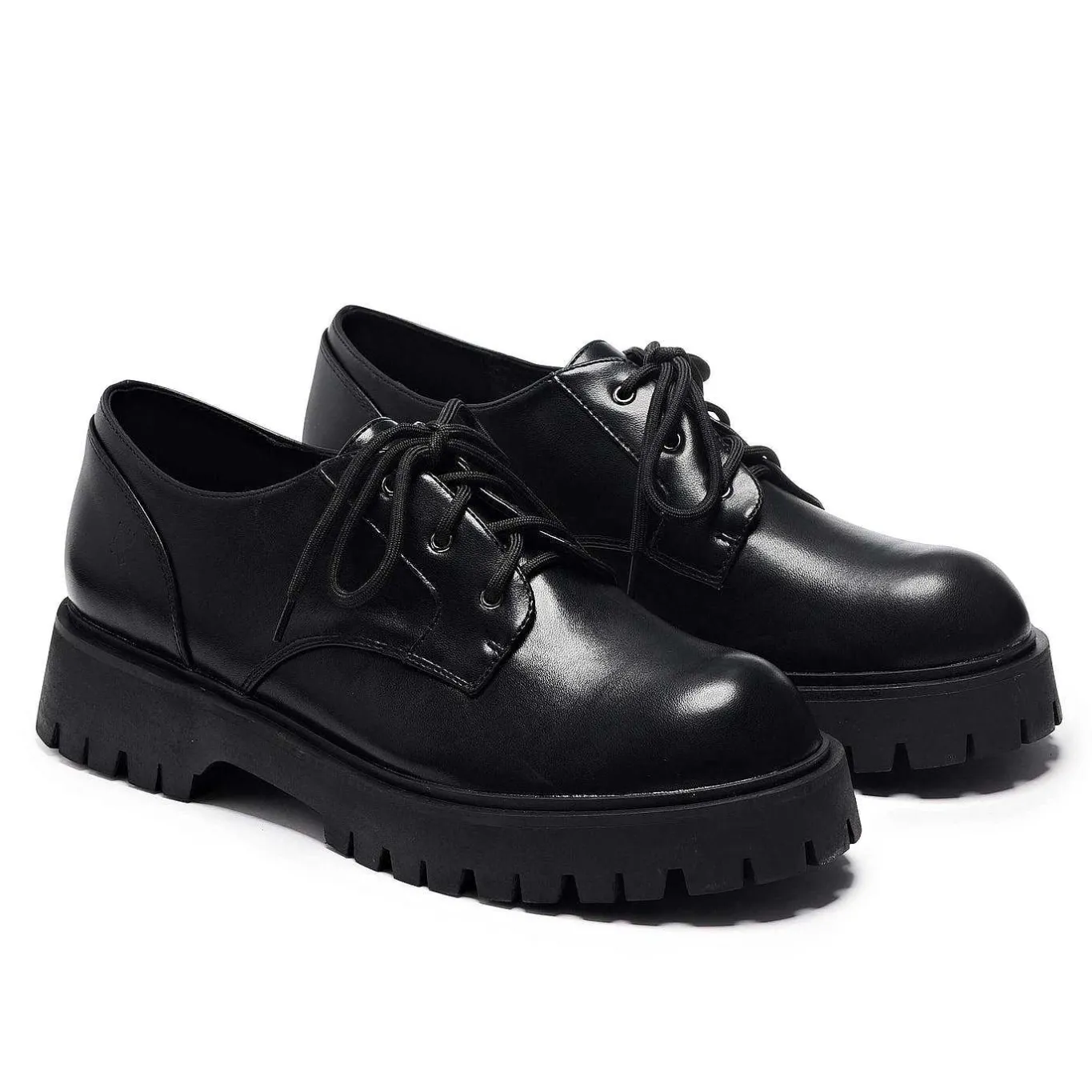 KOI footwear Pinemoon Men'S Black Lace Up Shoes<Men'S Lace Up