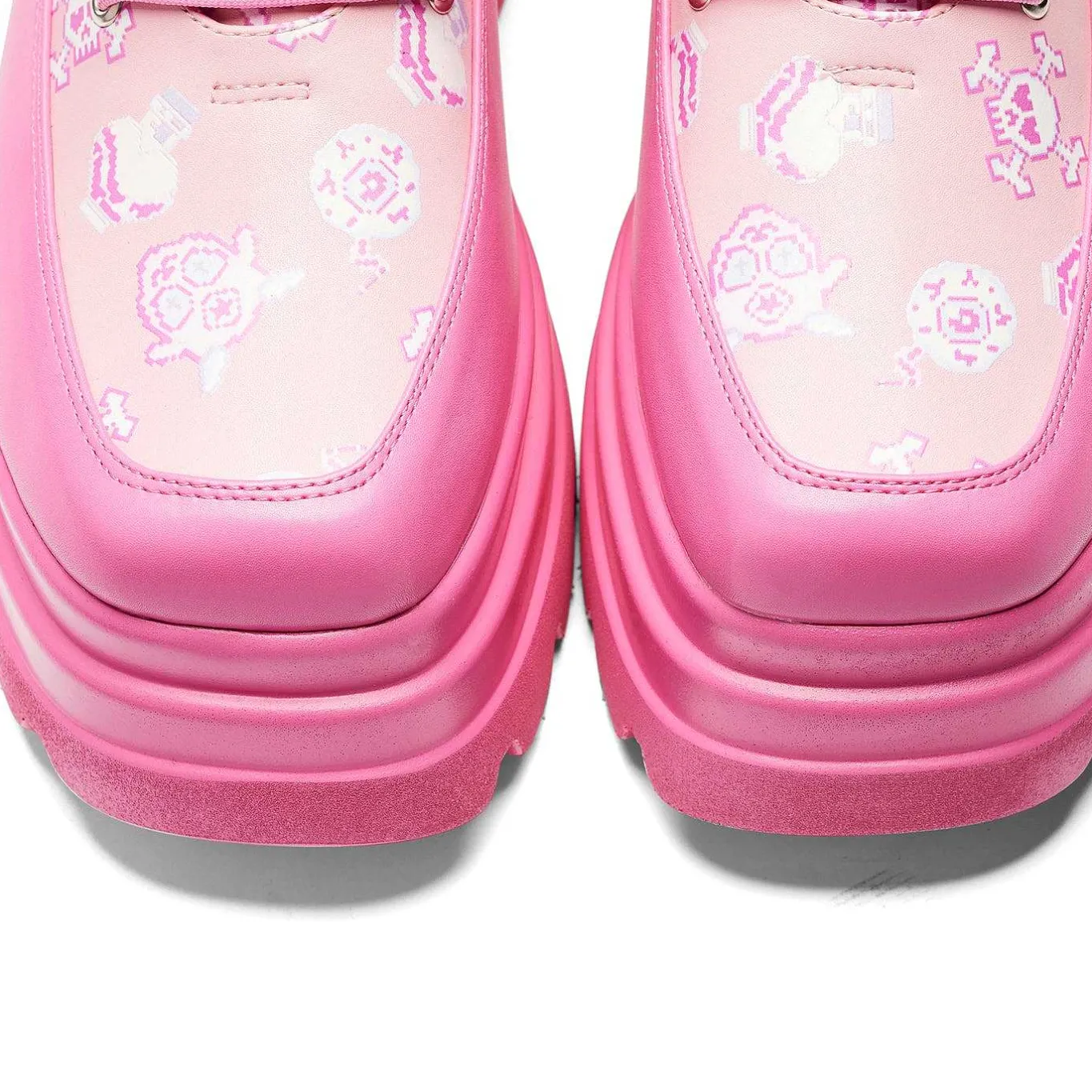 KOI footwear Pink Magic Yami Printed Trident Boots<Women'S Chunky Boots