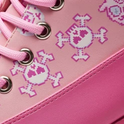 KOI footwear Pink Magic Yami Printed Trident Boots<Women'S Chunky Boots