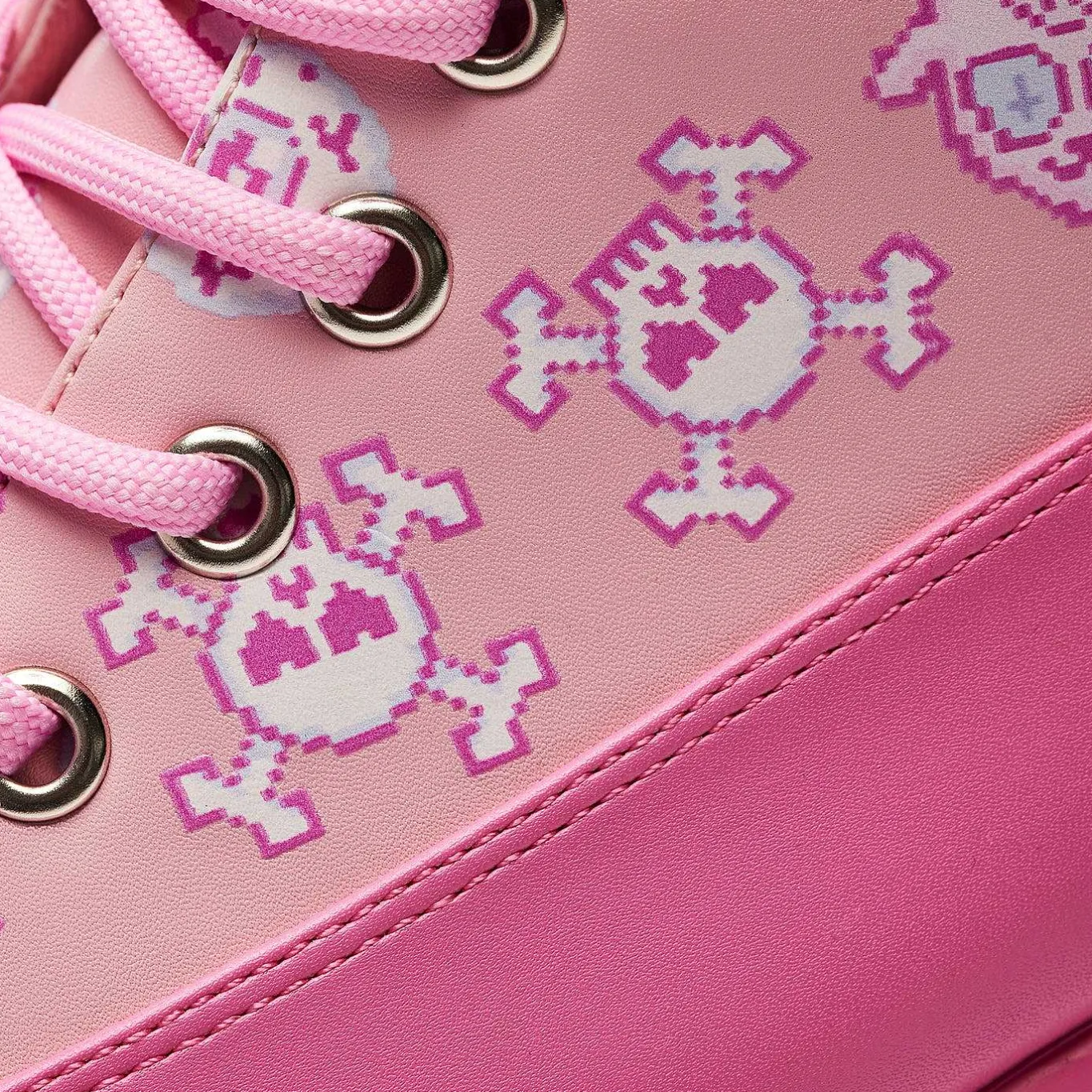 KOI footwear Pink Magic Yami Printed Trident Boots<Women'S Chunky Boots