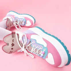 KOI footwear Pusheen Cuddles Pastel Platform Boots<Women'S Ankle Boots
