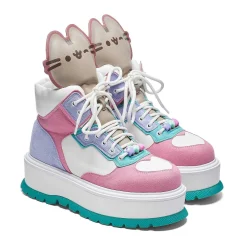 KOI footwear Pusheen Cuddles Pastel Platform Boots<Women'S Ankle Boots