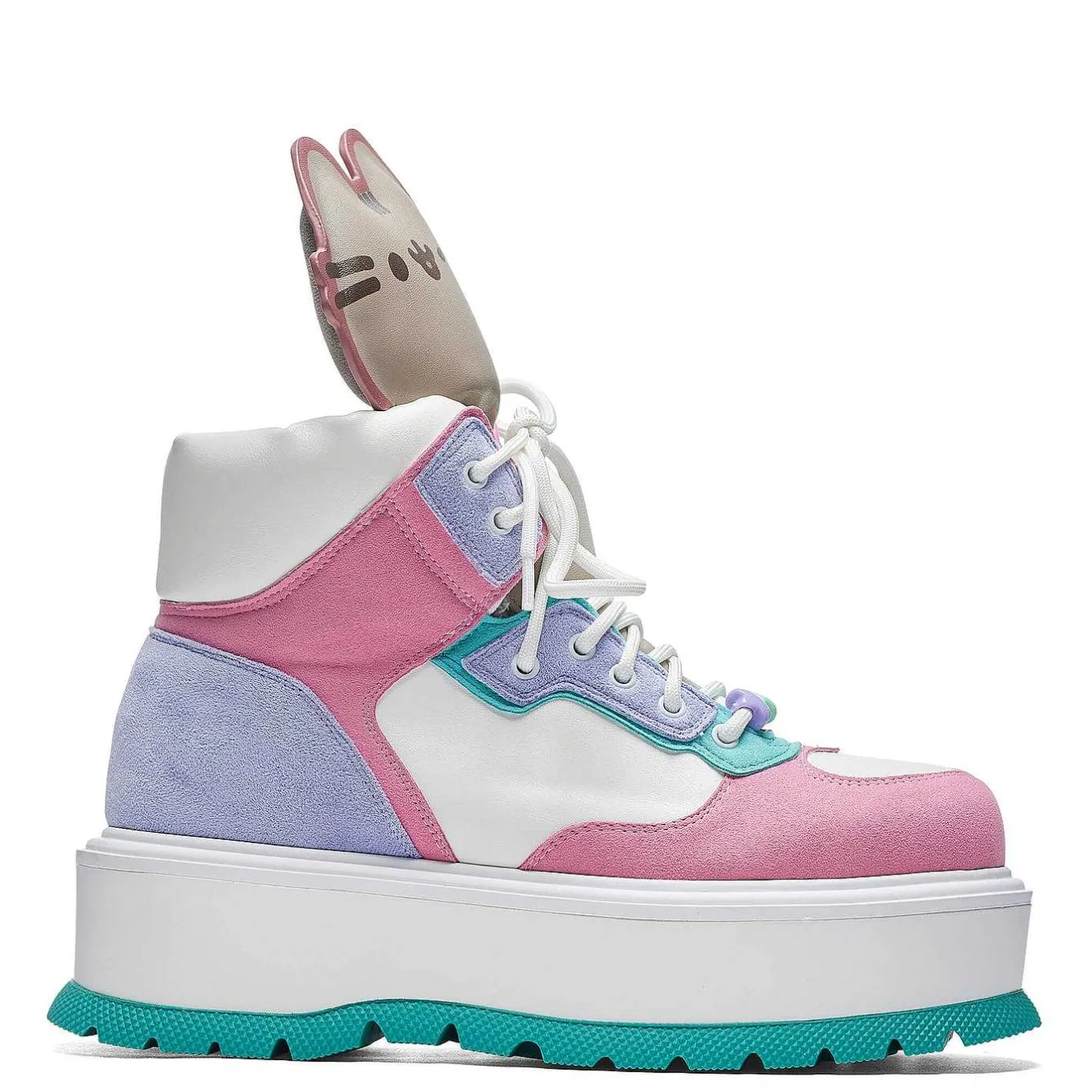 KOI footwear Pusheen Cuddles Pastel Platform Boots<Women'S Ankle Boots