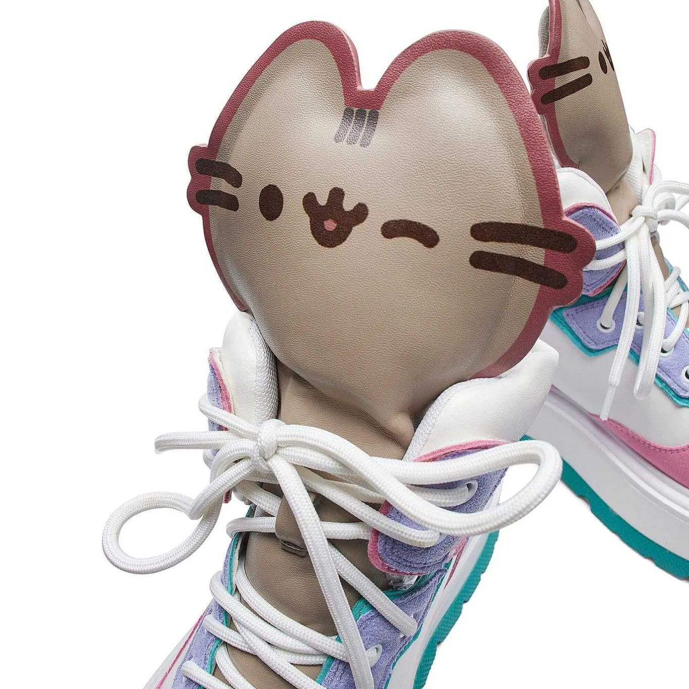 KOI footwear Pusheen Cuddles Pastel Platform Boots<Women'S Ankle Boots