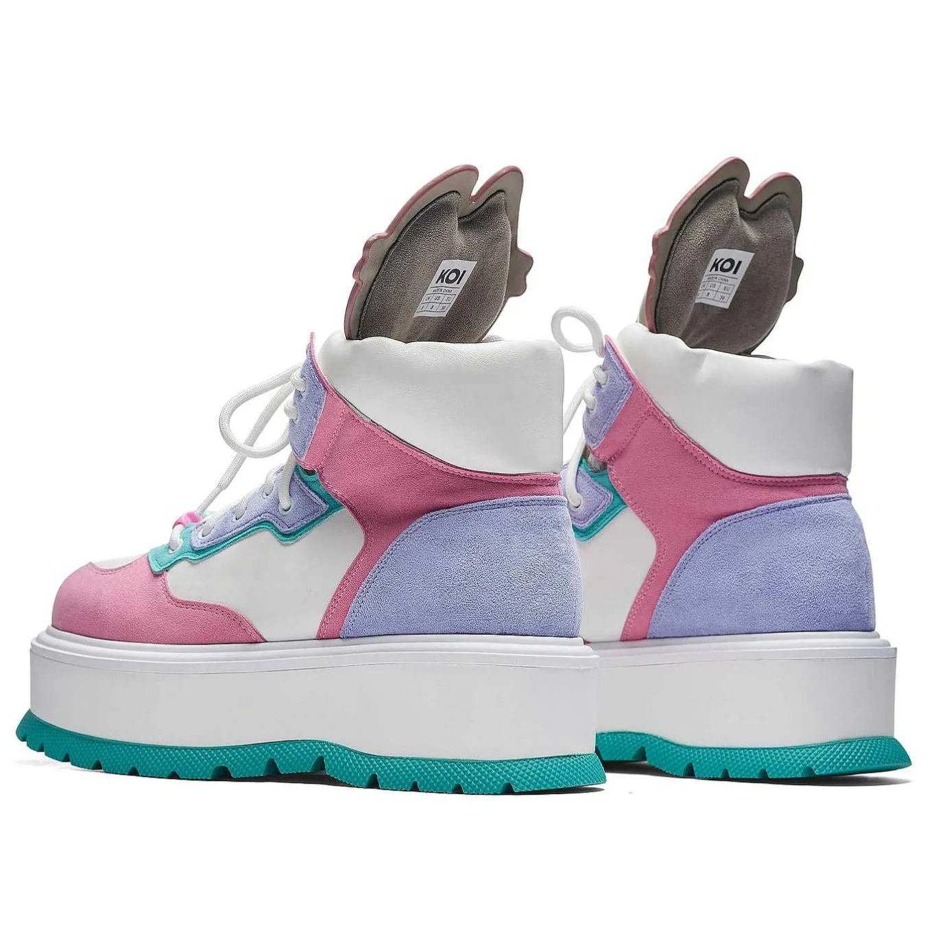KOI footwear Pusheen Cuddles Pastel Platform Boots<Women'S Ankle Boots